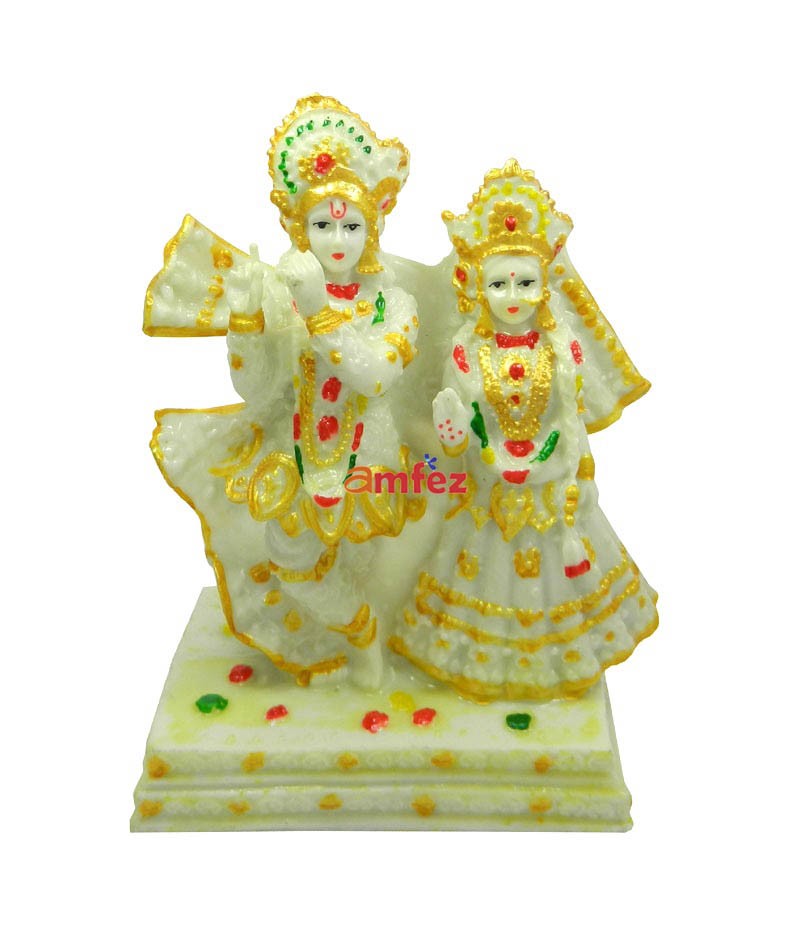 Handicrafts Radha Krishnal Wax Idol/ Statue